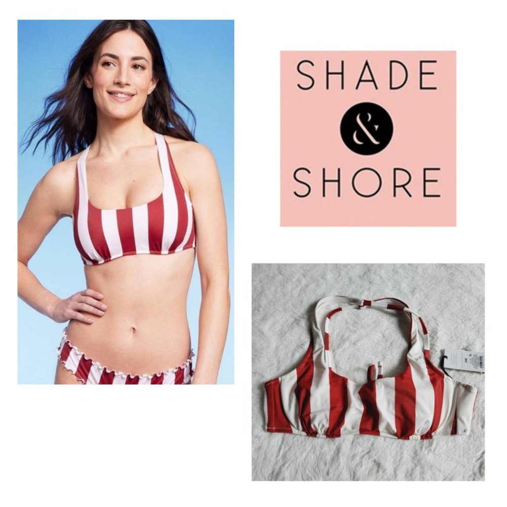Shade & Shore, Women's Bralette Bikini Top (size 34B), ETC6-F